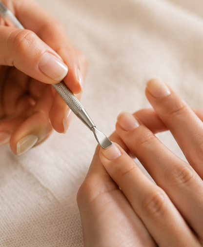 Nail Cuticle Scissors and Pusher Set