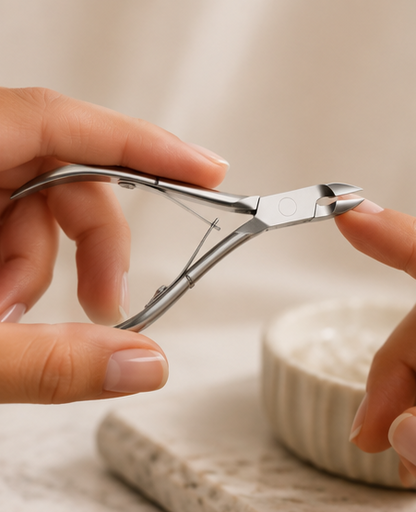 Nail Cuticle Scissors and Pusher Set