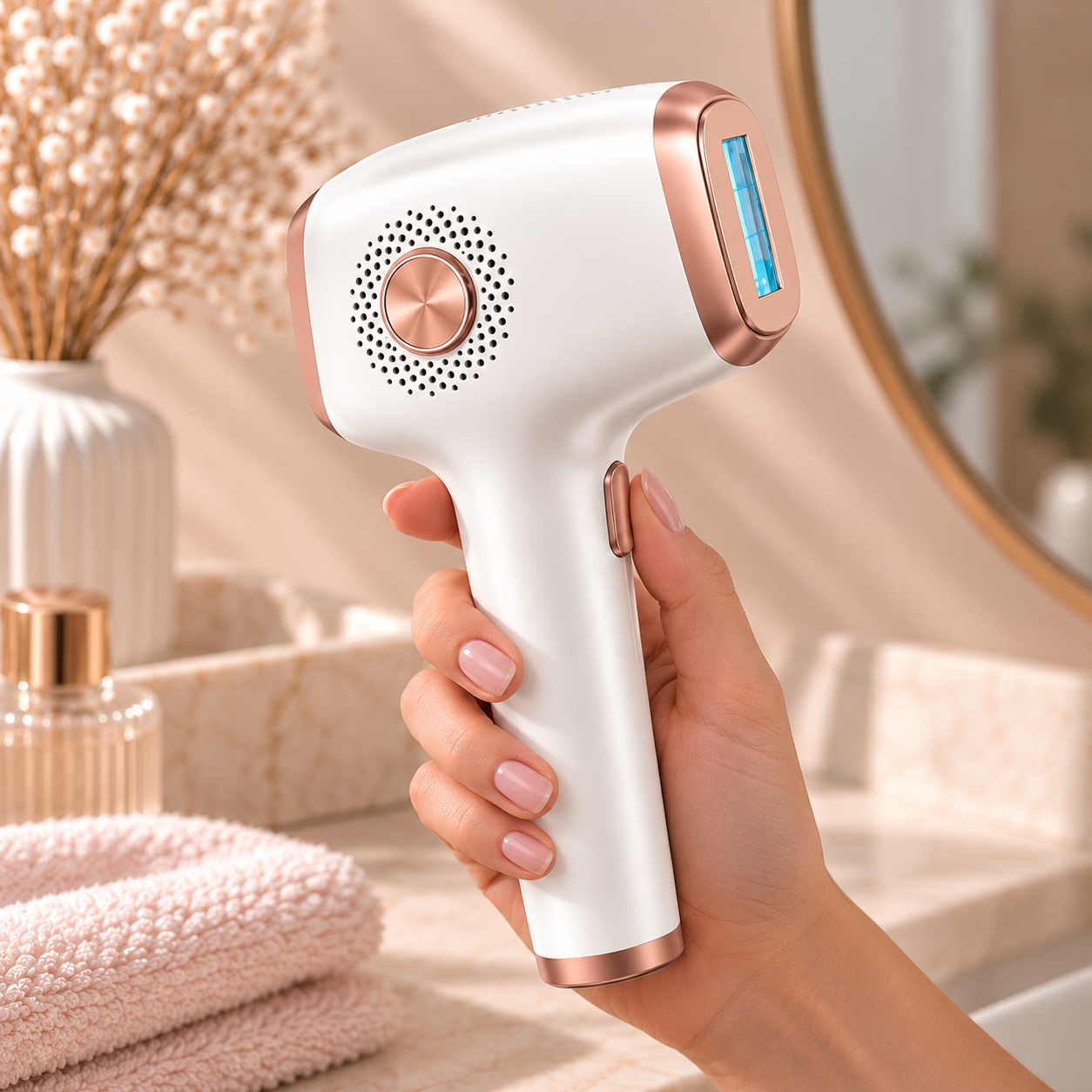 IPL Hair Removal Device with Ice Cooling